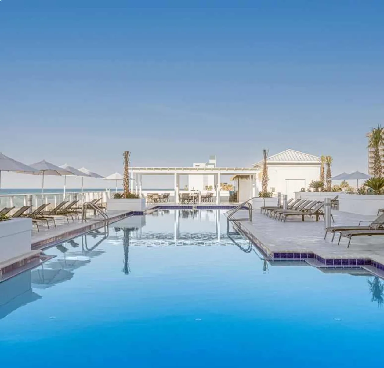 Pool view of The Pensacola Beach Resort
